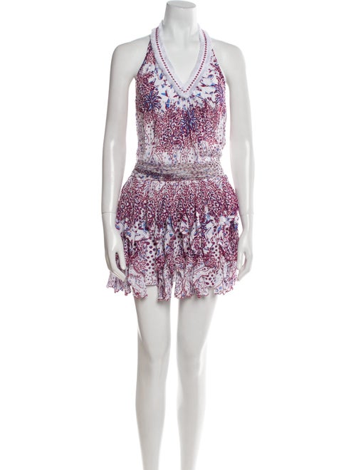 Poupette St Barth Printed Mini Dress