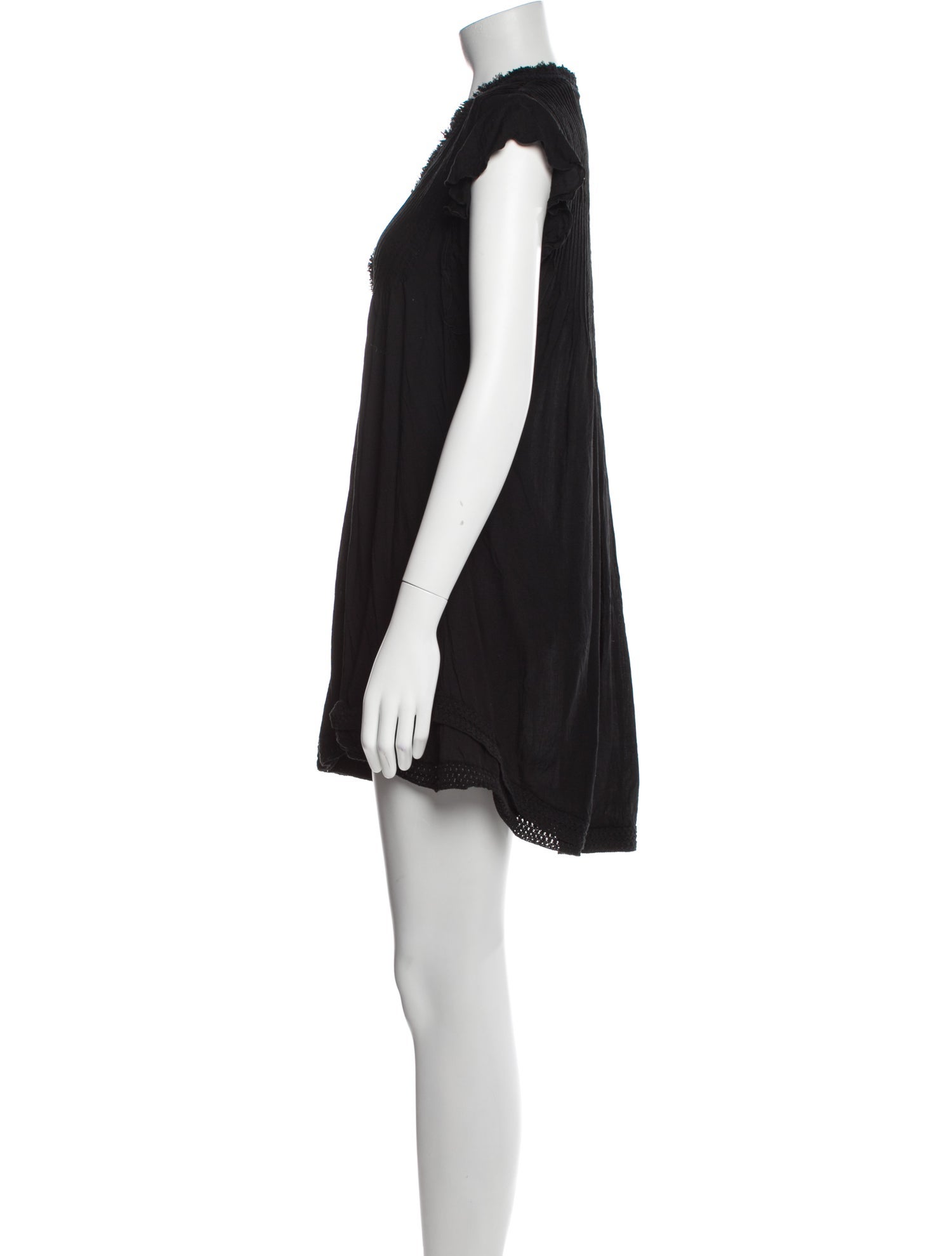 Poupette St Barth V-Neck Mini Dress