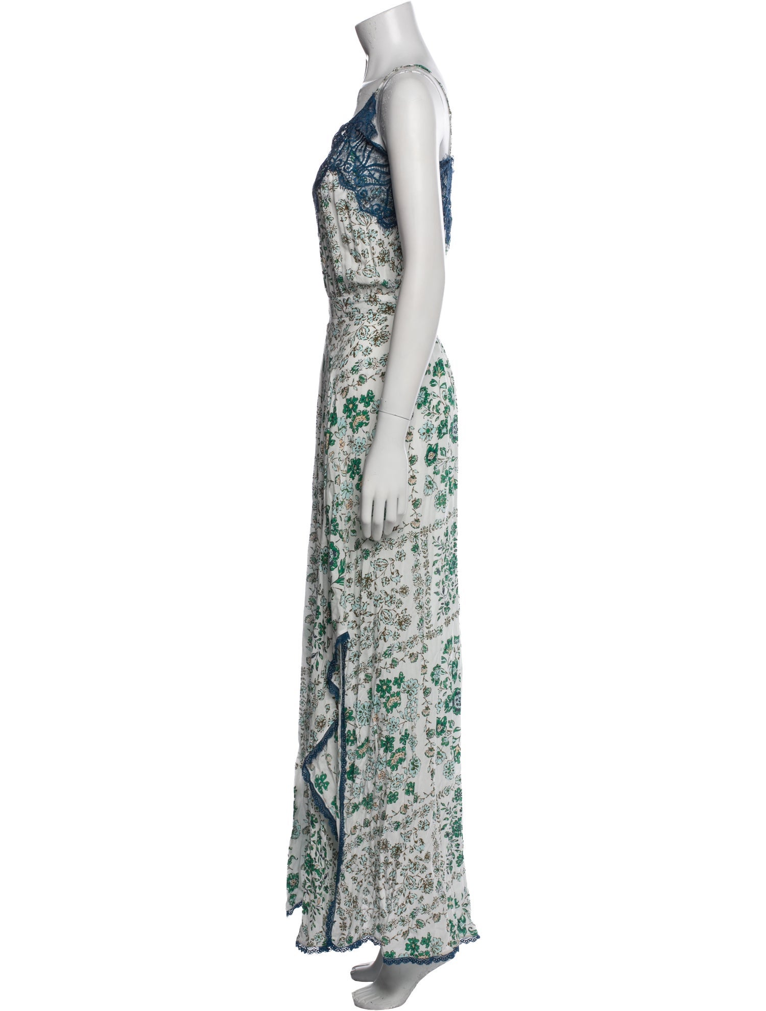 Poupette St Barth Floral Print Long Dress