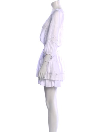 Poupette St Barth V-Neck Mini Dress