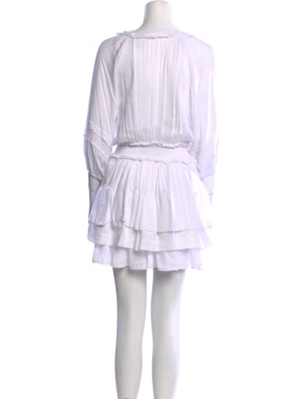 Poupette St Barth V-Neck Mini Dress