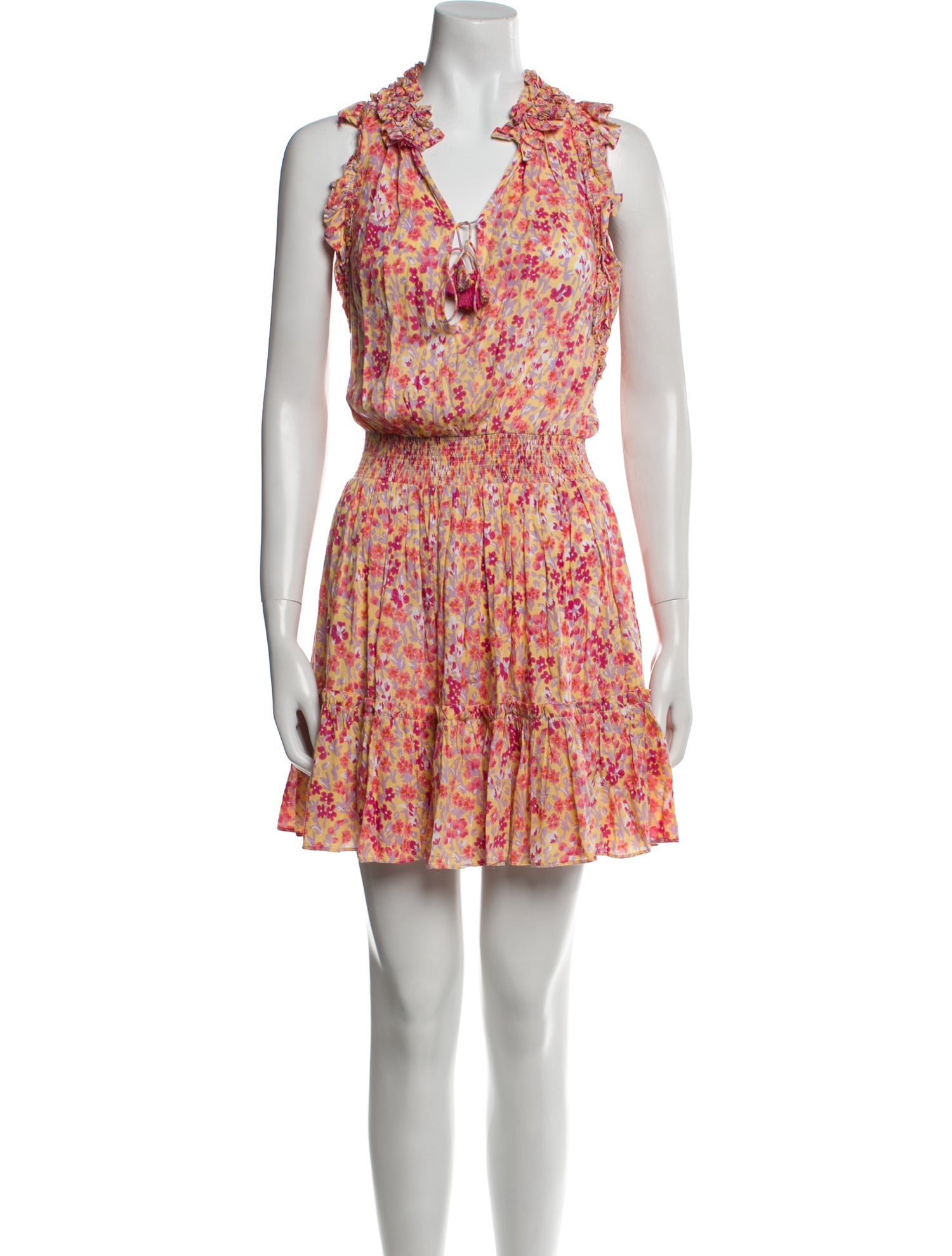 Poupette St Barth Floral Print Mini Dress