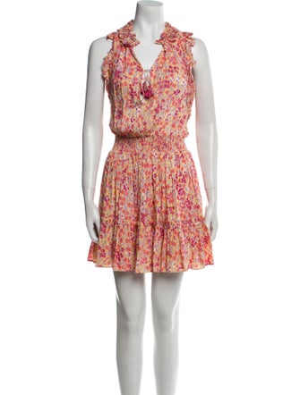 Poupette St Barth Floral Print Mini Dress