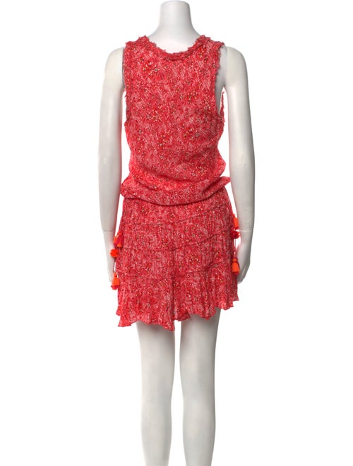 Poupette St Barth Scoop Neck Mini Dress