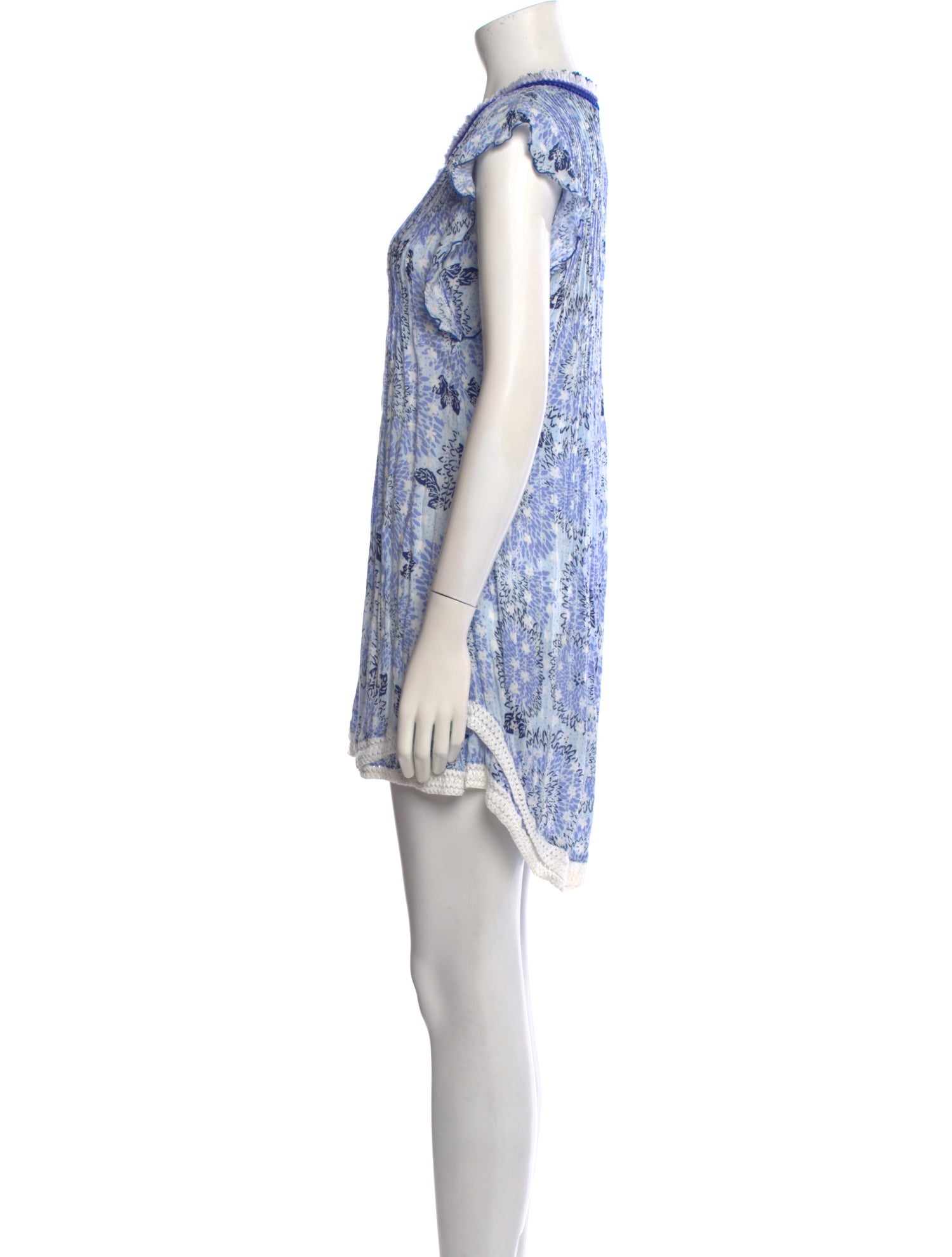 Poupette St Barth V-Neck Mini Dress