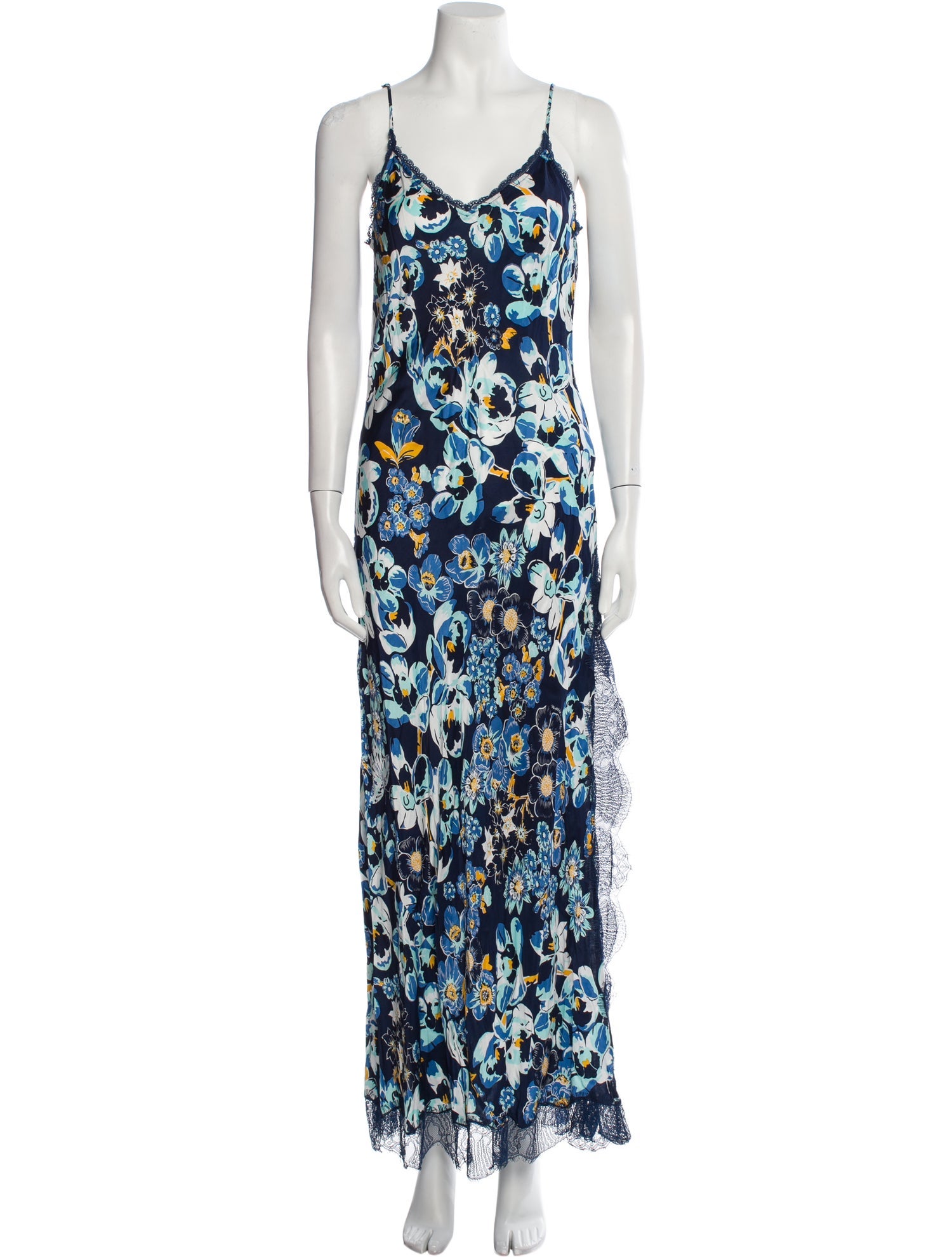 Poupette St Barth Floral Print Long Dress