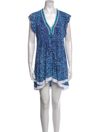 Poupette St Barth Floral Print Mini Dress