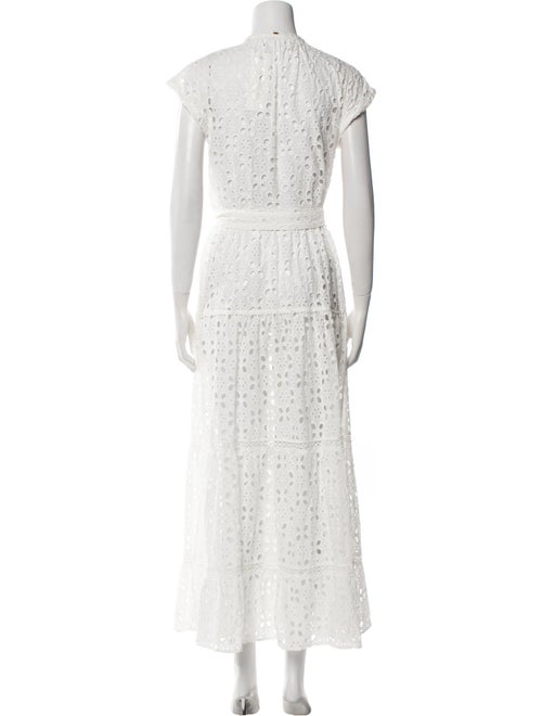 Poupette St Barth Lace Pattern Long Dress