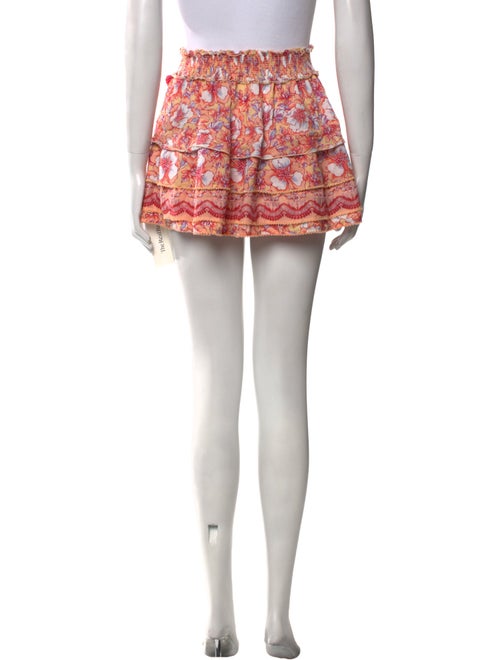 Poupette St Barth Floral Print Mini Skirt