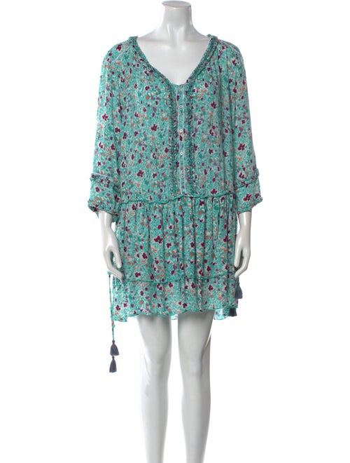 Poupette St Barth Floral Print Mini Dress