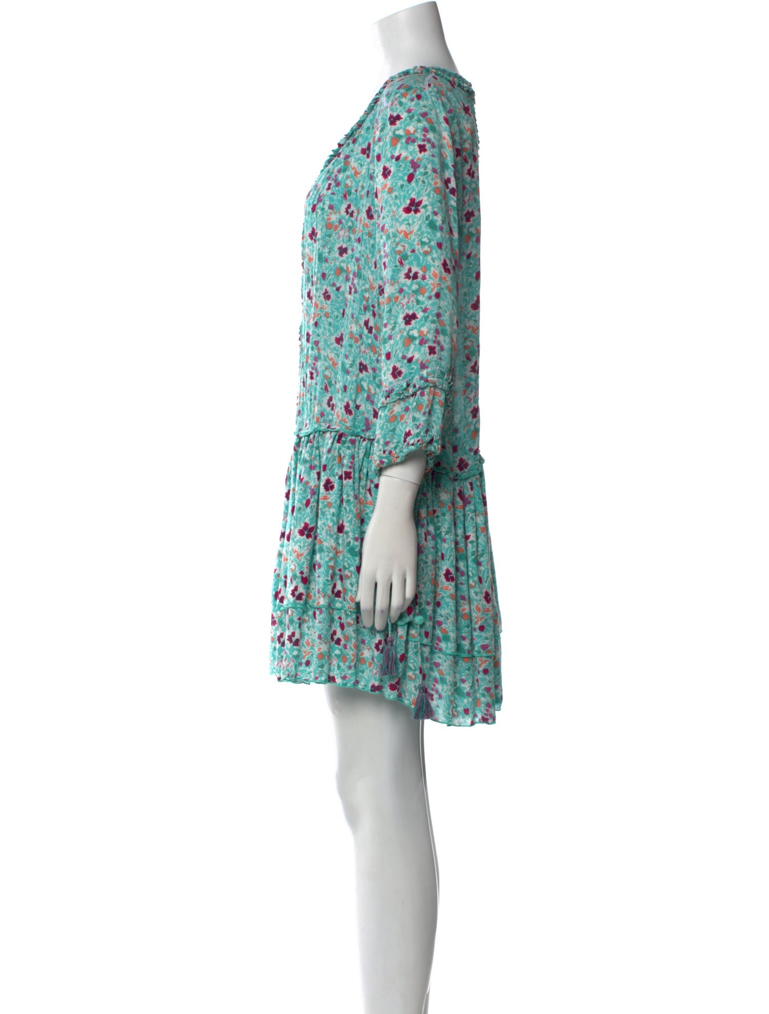 Poupette St Barth Floral Print Mini Dress