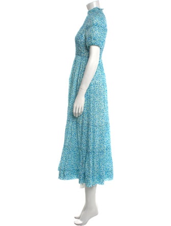 Poupette St Barth Floral Print Long Dress