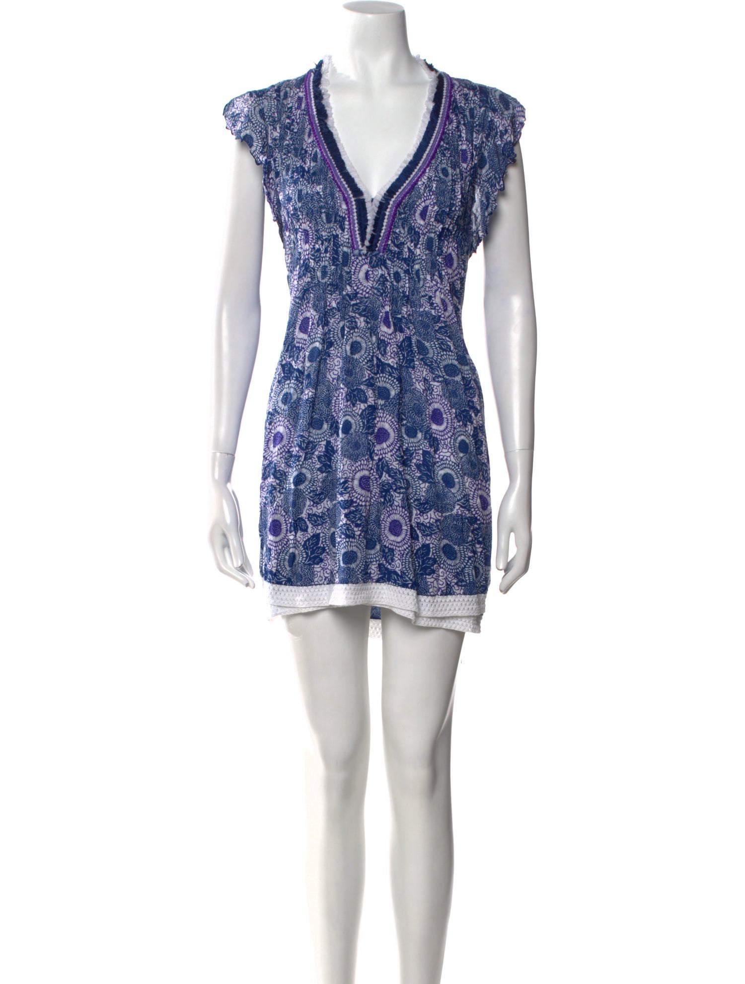 Poupette St Barth Printed Mini Dress