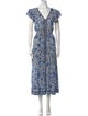 Poupette St Barth Floral Print Long Dress