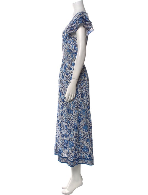 Poupette St Barth Floral Print Long Dress