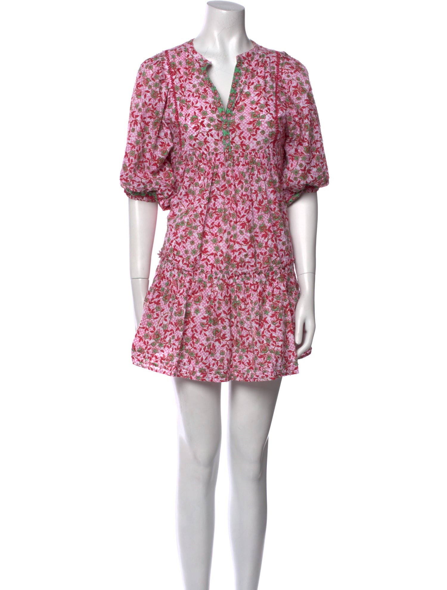 Poupette St Barth Floral Print Mini Dress