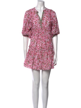 Poupette St Barth Floral Print Mini Dress