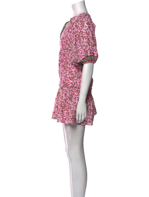 Poupette St Barth Floral Print Mini Dress