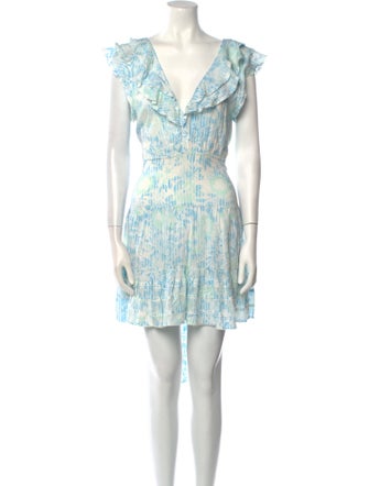 Poupette St Barth Printed Mini Dress