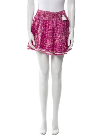 Poupette St Barth Silk Mini Skirt