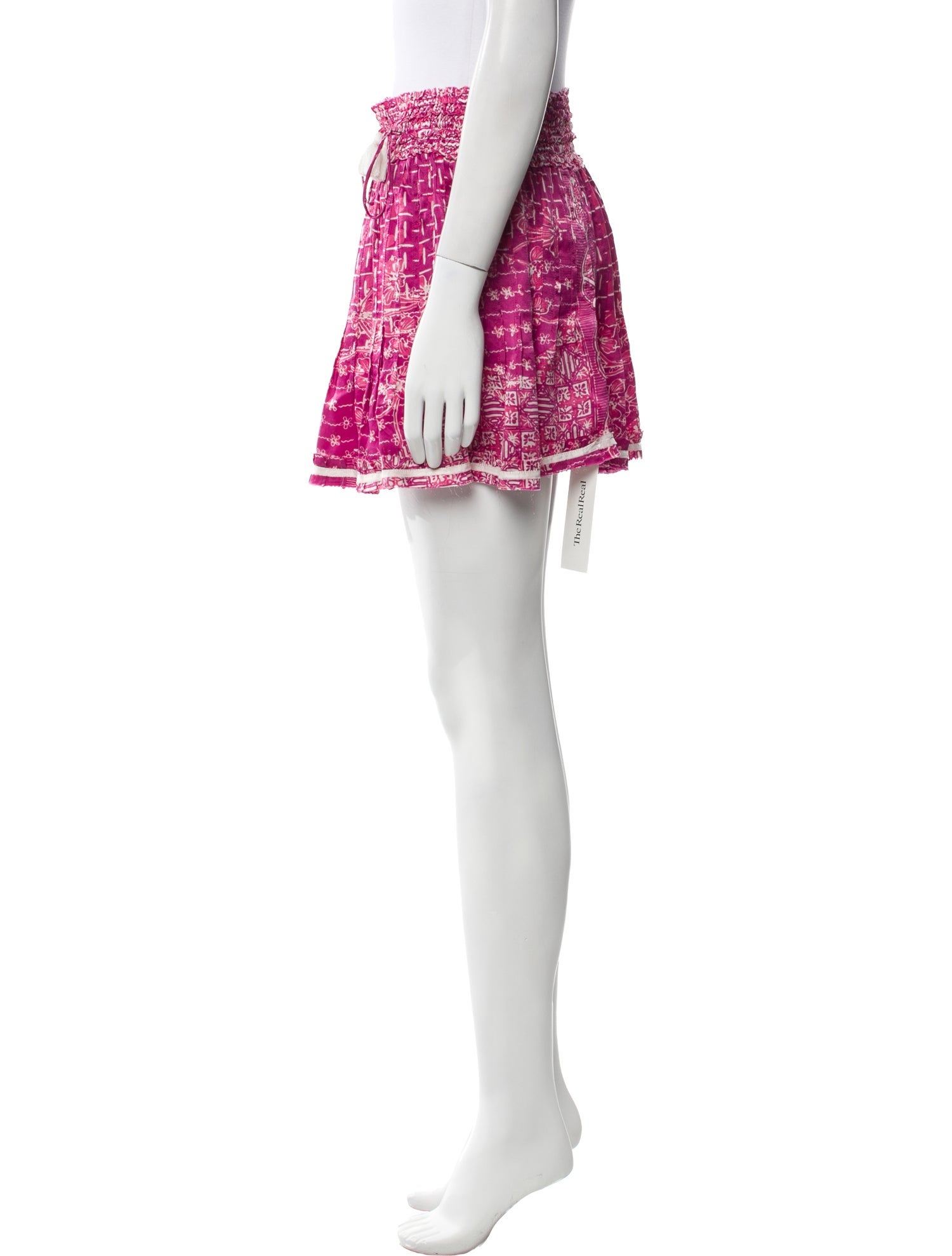 Poupette St Barth Silk Mini Skirt