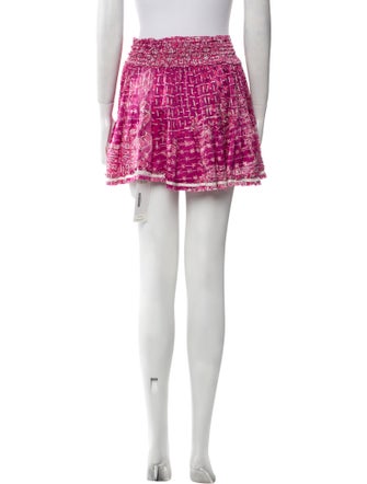 Poupette St Barth Silk Mini Skirt