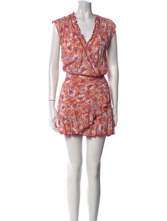 Poupette St Barth Printed Mini Dress