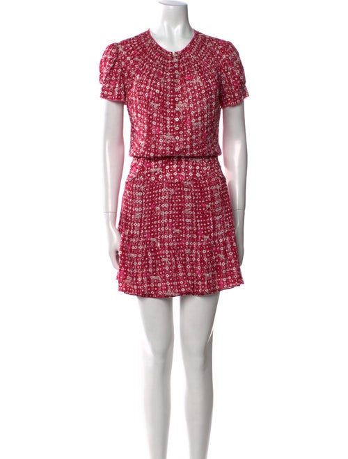 Poupette St Barth Printed Mini Dress