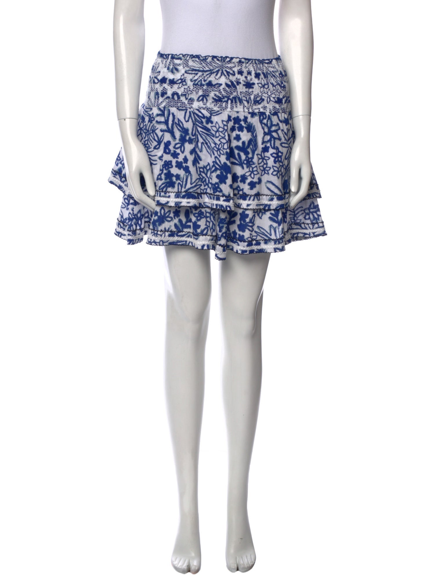 Poupette St Barth Printed Mini Skirt