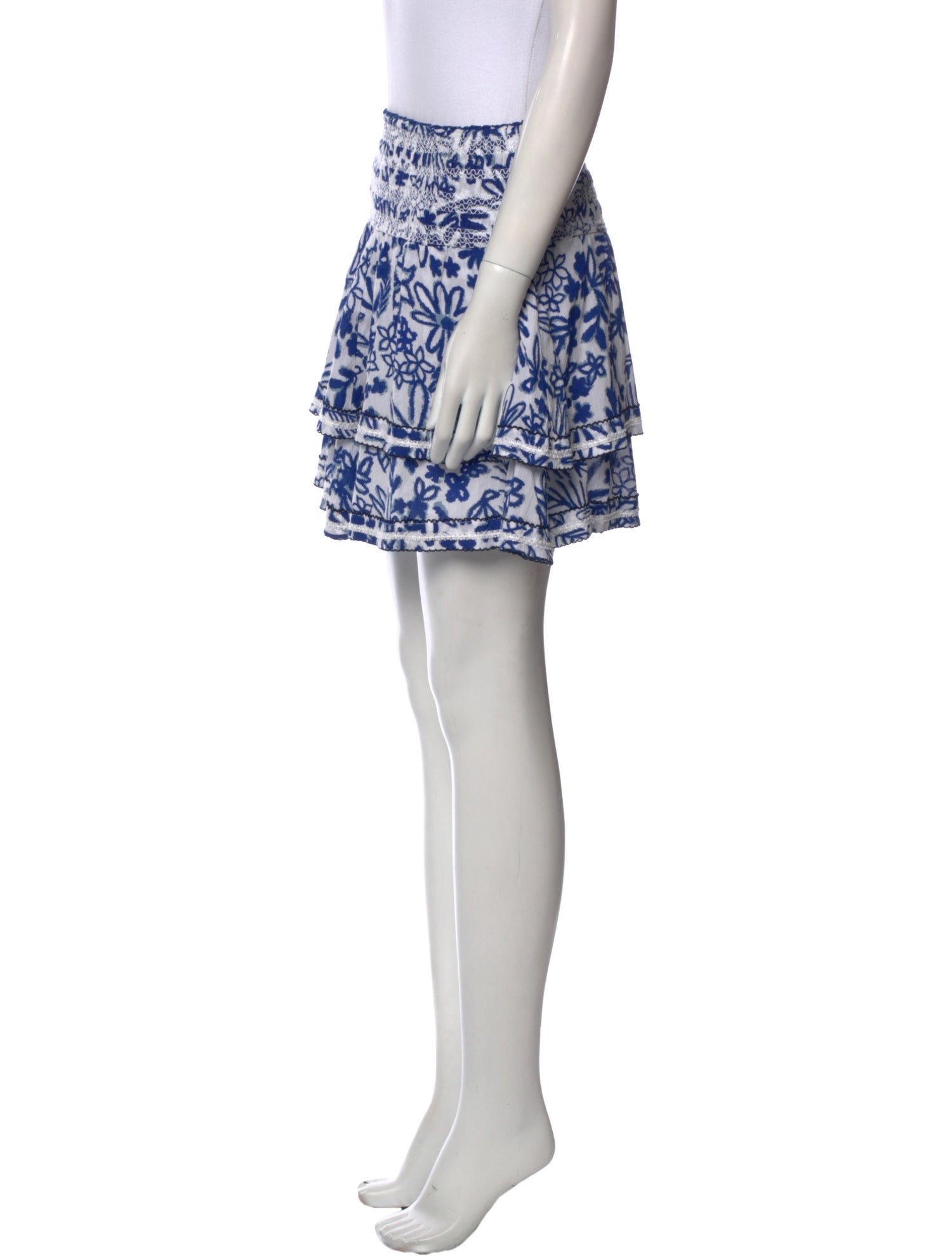 Poupette St Barth Printed Mini Skirt