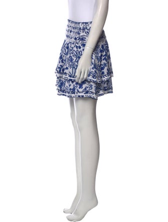 Poupette St Barth Printed Mini Skirt