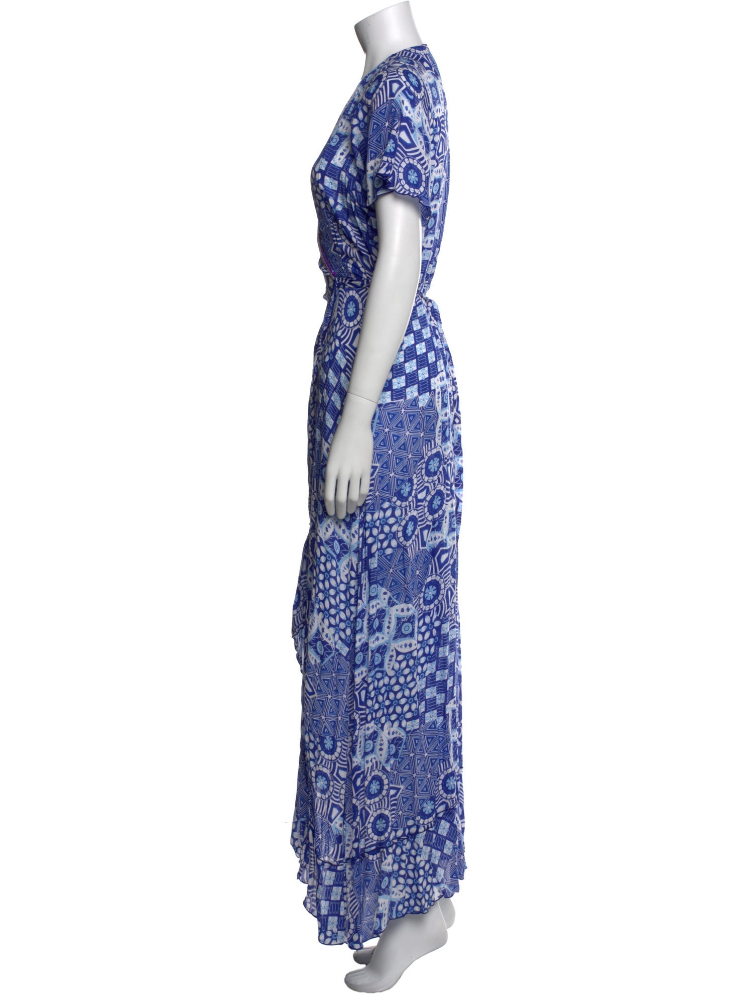 Poupette St Barth Floral Print Long Dress