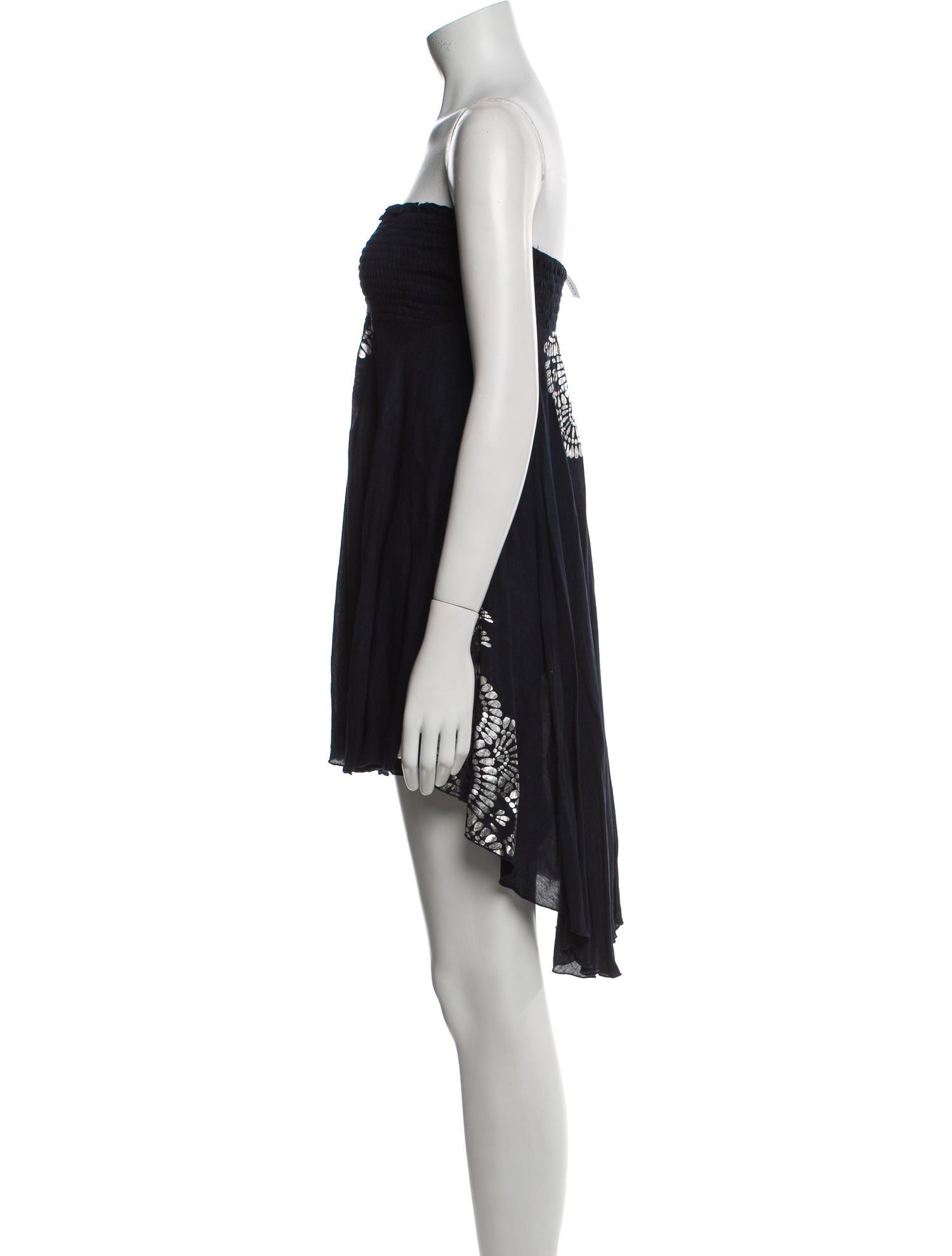 Poupette St Barth Strapless Mini Dress