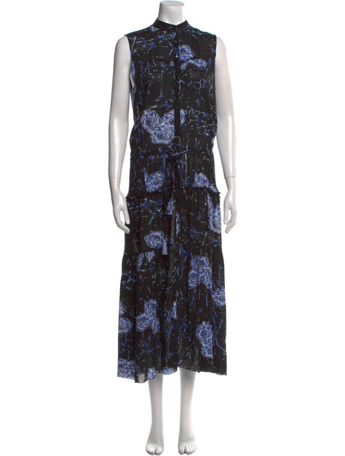 Poupette St Barth Printed Long Dress