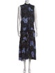 Poupette St Barth Printed Long Dress