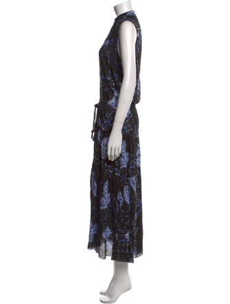 Poupette St Barth Printed Long Dress