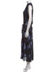 Poupette St Barth Printed Long Dress