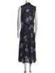 Poupette St Barth Printed Long Dress