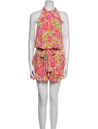 Poupette St Barth Floral Print Mini Dress