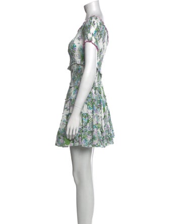 Poupette St Barth Floral Print Mini Dress