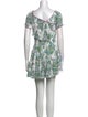 Poupette St Barth Floral Print Mini Dress