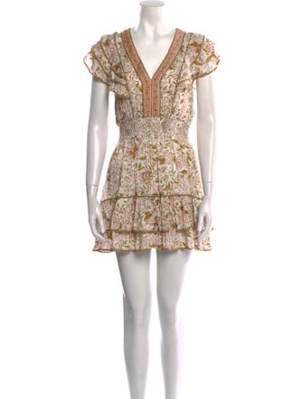 Poupette St Barth Printed Mini Dress