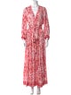 Poupette St Barth Printed Long Dress