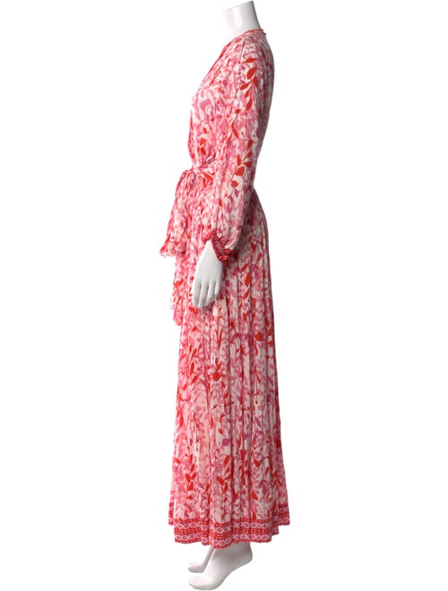 Poupette St Barth Printed Long Dress