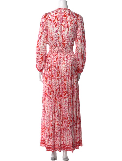 Poupette St Barth Printed Long Dress