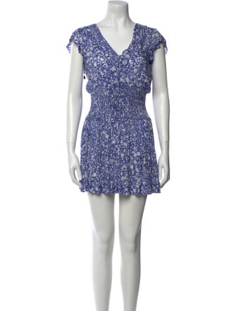 Poupette St Barth Floral Print Mini Dress
