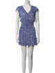 Poupette St Barth Floral Print Mini Dress