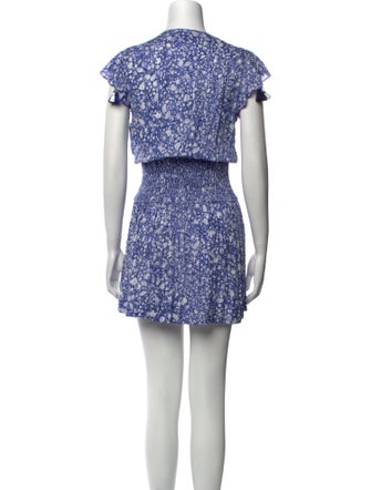 Poupette St Barth Floral Print Mini Dress