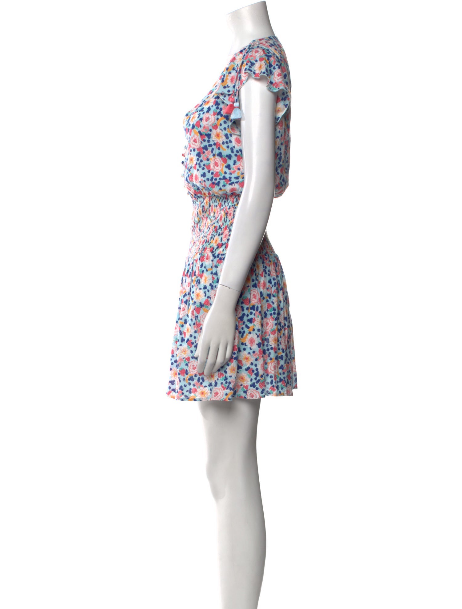 Poupette St Barth Floral Print Mini Dress
