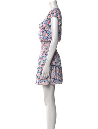 Poupette St Barth Floral Print Mini Dress
